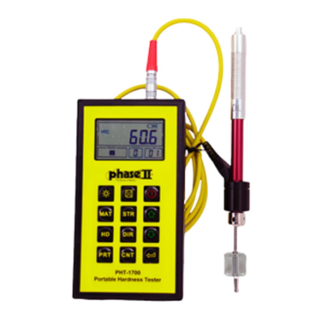Phase II PHT-1740 Portable Hardness Tester – DL Impact for Gear Teeth | Testavor Canada