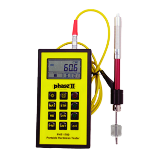 Phase II PHT-1740 Portable Hardness Tester – DL Impact for Gear Teeth | Testavor Canada