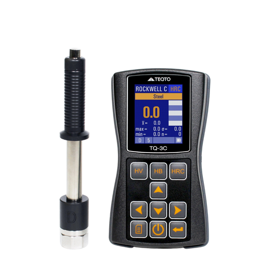 TEQTO TQ-3C Leeb Hardness Tester – Portable Rebound Hardness Gauge for Rough Metal Surfaces

